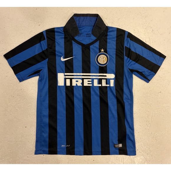 Nike Other - Nike Inter Milan 2015-16 Home Jersey Official Football Kit Size S Blue Striped